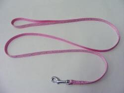 Puppy Lead Love Hearts Pink