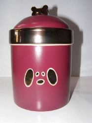 Treat Jar 9" Eggplant